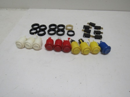 Used Microswitch Button Lot Of 10 (Item #6) $11.99